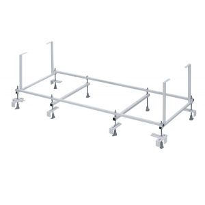 Каркас Santek Ламма 160х70 со слив-переливом и креплениями 1.WH50.1.768