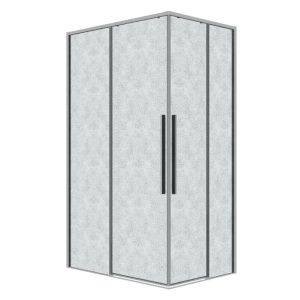 Душевой уголок Grossman Galaxy 110х70 левый Хром / Шиншила 300.K33.01.70R11L.10.02