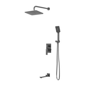 Душевая встройка Grossman Classic с изливом Графит матовый 501.K35.04.420