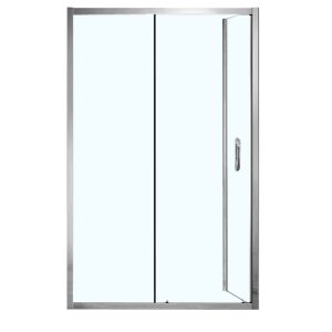 Душевой уголок Azario Milton 120х80 левый Хром / Прозрачное AZ-ND1131 L 1200