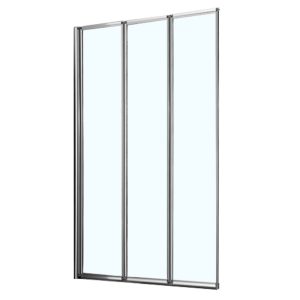 Шторка для ванны Azario Preston 90 Хром / Прозрачное AZ-NFC6433 900