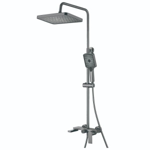 Душевая система Belz B678 с изливом Оружейная сталь B24678-3