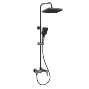 Душевая система Belz B715 с изливом Оружейная сталь B24715-3