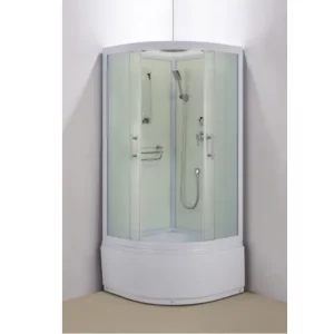 Душевая кабина Водный мир 90х90 ,Белый / Матовое, Высокий поддон