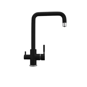 Смеситель для кухни Ulgran Quartz с подключением к фильтру UQ-019-07 Уголь