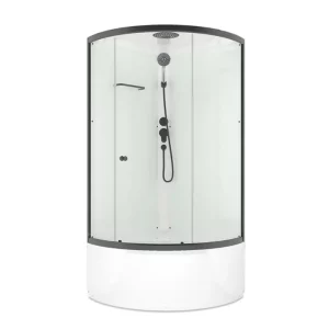 Душевая кабина Domani-Spa Simple high без электрики 90х90 Белый, Поддон высокий