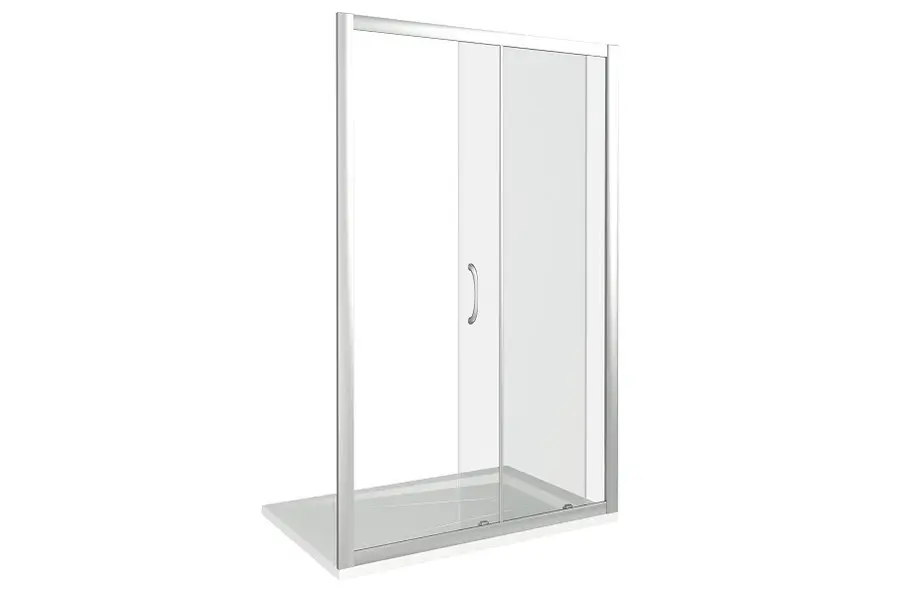 Душевая дверь Bas Latte 140х185 Хром / Грейп Душевая дверь Bas Latte 140х185 Хром / Грейп