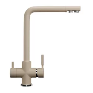 Смеситель для кухни Ulgran Classic U-016 с подключением к фильтру U-016-328 Бежевый