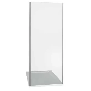 Душевая перегородка Bas Infinity 80х185 Хром / Грейп