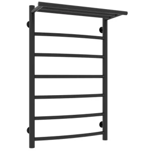 Полотенцесушитель водяной Laris Классик П7 80х50 Черный матовый 73208024ЧМ