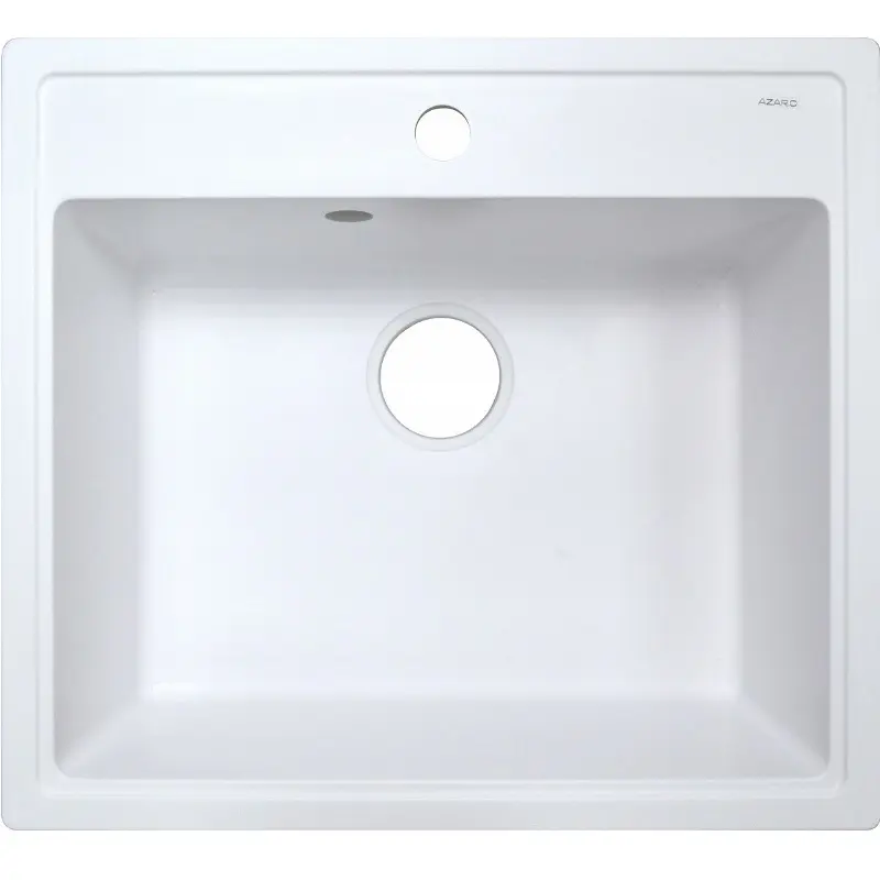 Мойка кухонная Azario Litos 57х50,5 Белый CS00078322 Мойка кухонная Azario Litos 57х50,5 Белый CS00078322