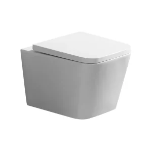 Унитаз подвесной Azario Nova + с сиденьем Белый AZ2216