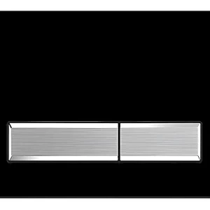 Клавиша смыва Aquatek 009D-1 Черный матовый / Хром KDI-0000026