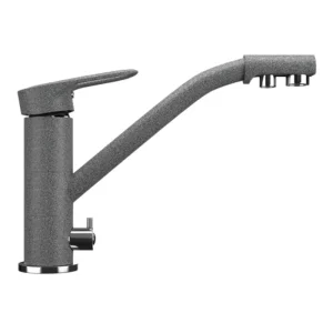 Смеситель для кухни Ulgran Classic U-010 с подключением к фильтру U-010-309 Тёмно-серый
