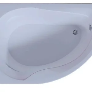 Ванна акриловая Aquatek Вирго 150х100 (каркас + слив-перелив + экран) левая Белый VIR150-0000038