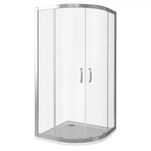 Душевой уголок Bas Infinity 100х185 Хром / Прозрачное