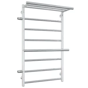 Полотенцесушитель водяной Laris Лавина П9 80х50 левый Хром глянцевый 73208021