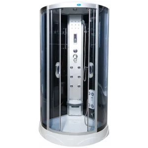 Душевая кабина Водный мир 100х100 Хром / Тонированное низкий поддон ВМ-8315 100Ч