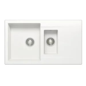 Мойка кухонная Polygran Brig 87 627390 Белый хлопок