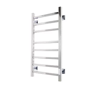 Полотенцесушитель электрический Санприз Квадро П8 400*800 11049 Хром глянцевый диммер справа