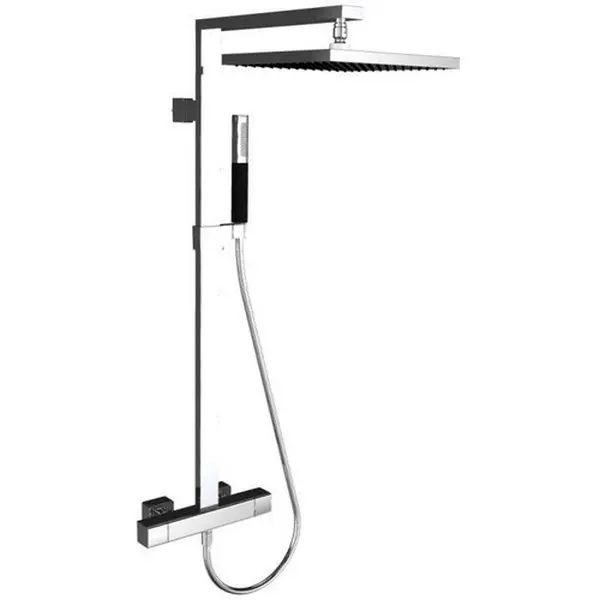 Душевая система Jacob Delafon Strayt с термостатом E98321-CP Душевая система Jacob Delafon Strayt с термостатом E98321-CP