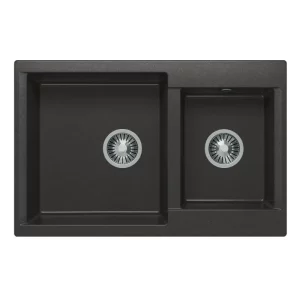 Мойка кухонная Polygran Brig 77,2 621480 Черный матовый