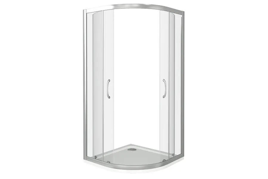 Душевой уголок Bas Latte 120х185 Хром / Прозрачное Душевой уголок Bas Latte 120х185 Хром / Прозрачное — изображение 2