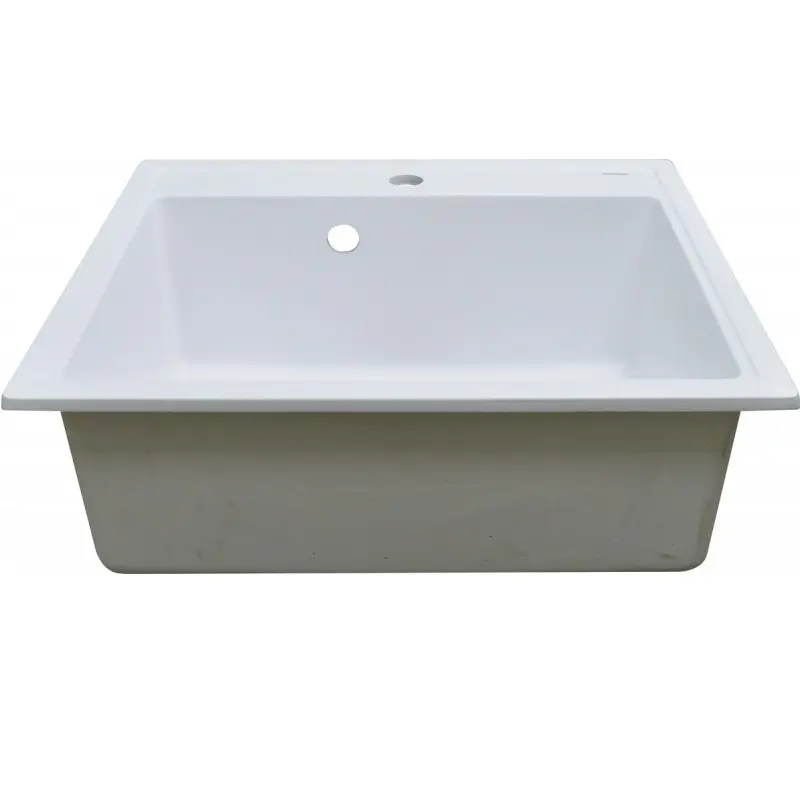 Мойка кухонная Azario Litos 57х50,5 Белый CS00078322 Мойка кухонная Azario Litos 57х50,5 Белый CS00078322 — изображение 2