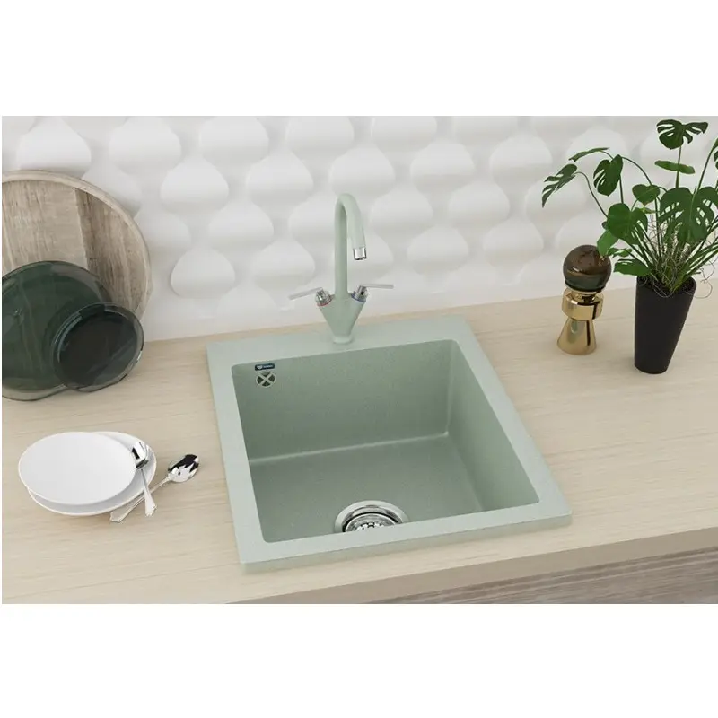 Мойка кухонная Ulgran Classic 42 U-404-341 Ультра-белый Мойка кухонная Ulgran Classic 42 U-404-341 Ультра-белый — изображение 2