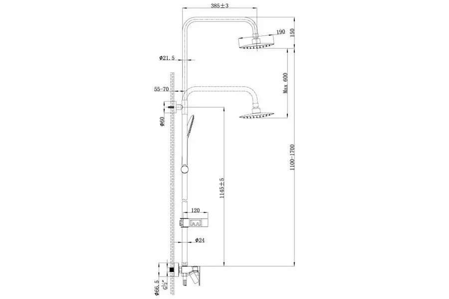 Душевая система Lemark Tropic LM7002C Душевая система Lemark Tropic LM7002C — изображение 2
