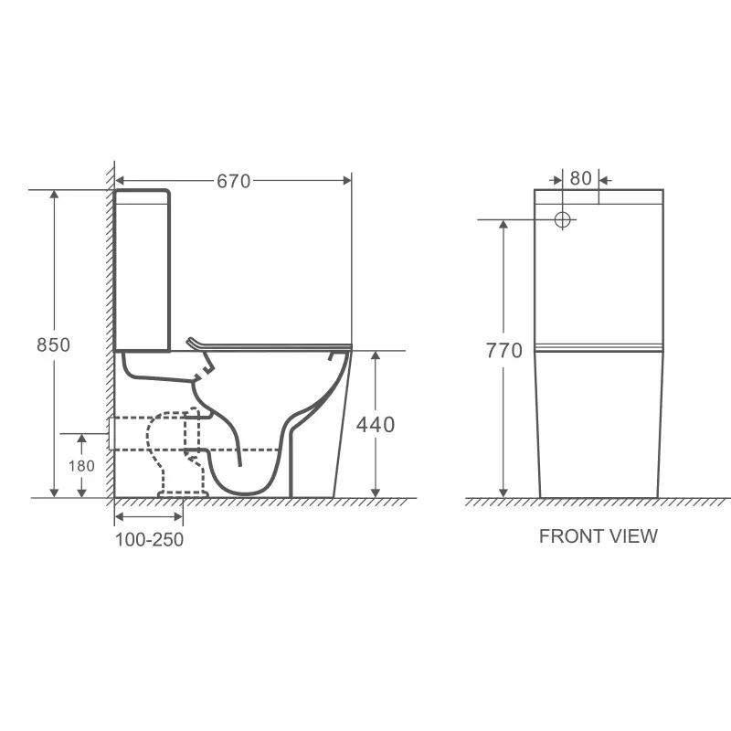 Унитаз-компакт Azario Maro Белый AZ-2125 Унитаз-компакт Azario Maro Белый AZ-2125 — изображение 3