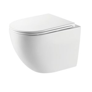 Унитаз подвесной Grossman Tornado с крышкой-сиденье Белый глянцевый GR-4411SQC Унитаз подвесной Grossman Tornado с крышкой-сиденье Белый глянцевый GR-4411SQC