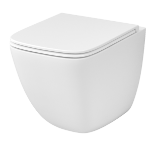 Унитаз подвесной Grossman Tornado с крышкой-сиденье Белый глянцевый GR-4497SQC Унитаз подвесной Grossman Tornado с крышкой-сиденье Белый глянцевый GR-4497SQC