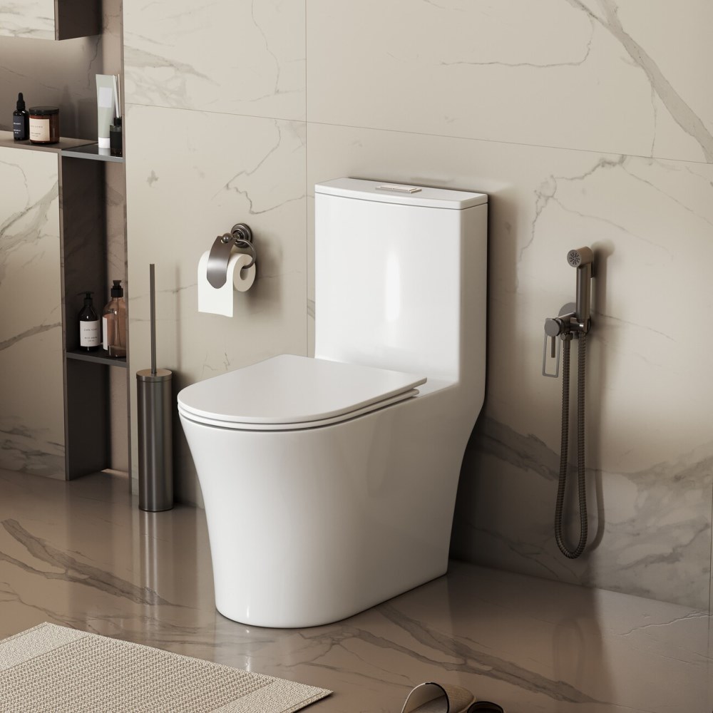 Унитаз-моноблок Grossman Thin Rim Белый глянцевый GR-5607SQ Унитаз-моноблок Grossman Thin Rim Белый глянцевый GR-5607SQ — изображение 4