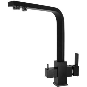 Смеситель для кухни Haiba HB803-7 Черный глянцевый HB76803-7