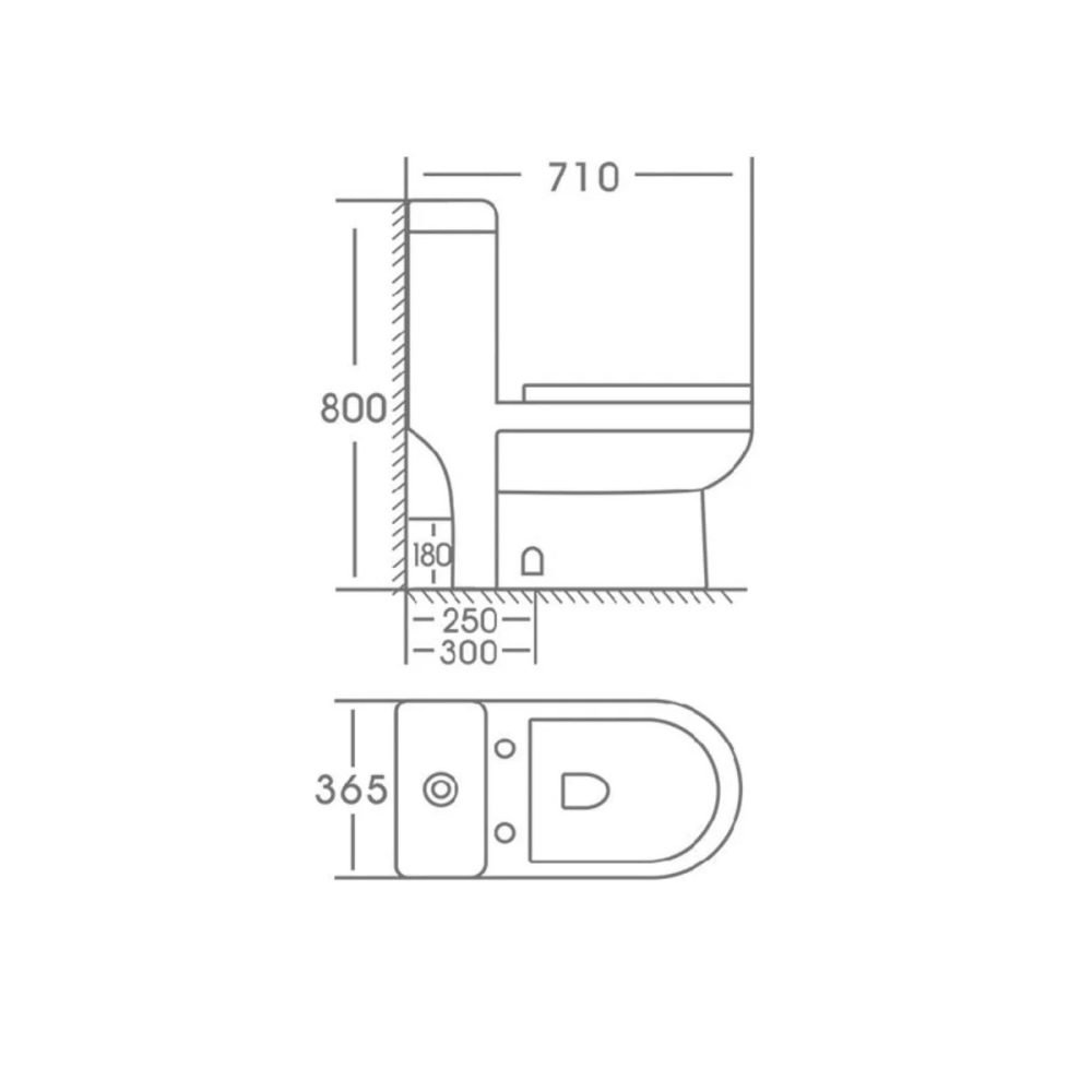 Унитаз-моноблок Knois KN617 Белый глянцевый KN6171000 Унитаз-моноблок Knois KN617 Белый глянцевый KN6171000 — изображение 2