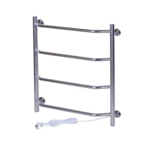 Полотенцесушитель электрический Тера Виктория 50х60 кнопка включения, телескоп.держатели Хром глянцевый ПСК-11-02