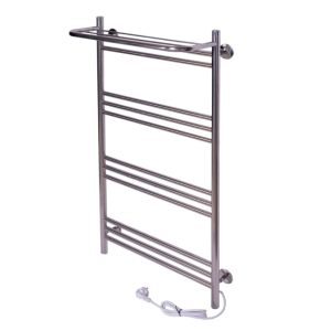 Полотенцесушитель электрический Тера Богема 50х100 кнопка включения, телескоп.держатели Хром глянцевый ПСК-14-07