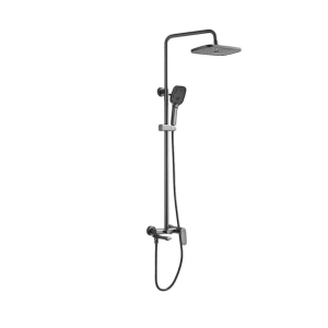 Душевая система Shevanik S85 с изливом Оружейная сталь S8536T