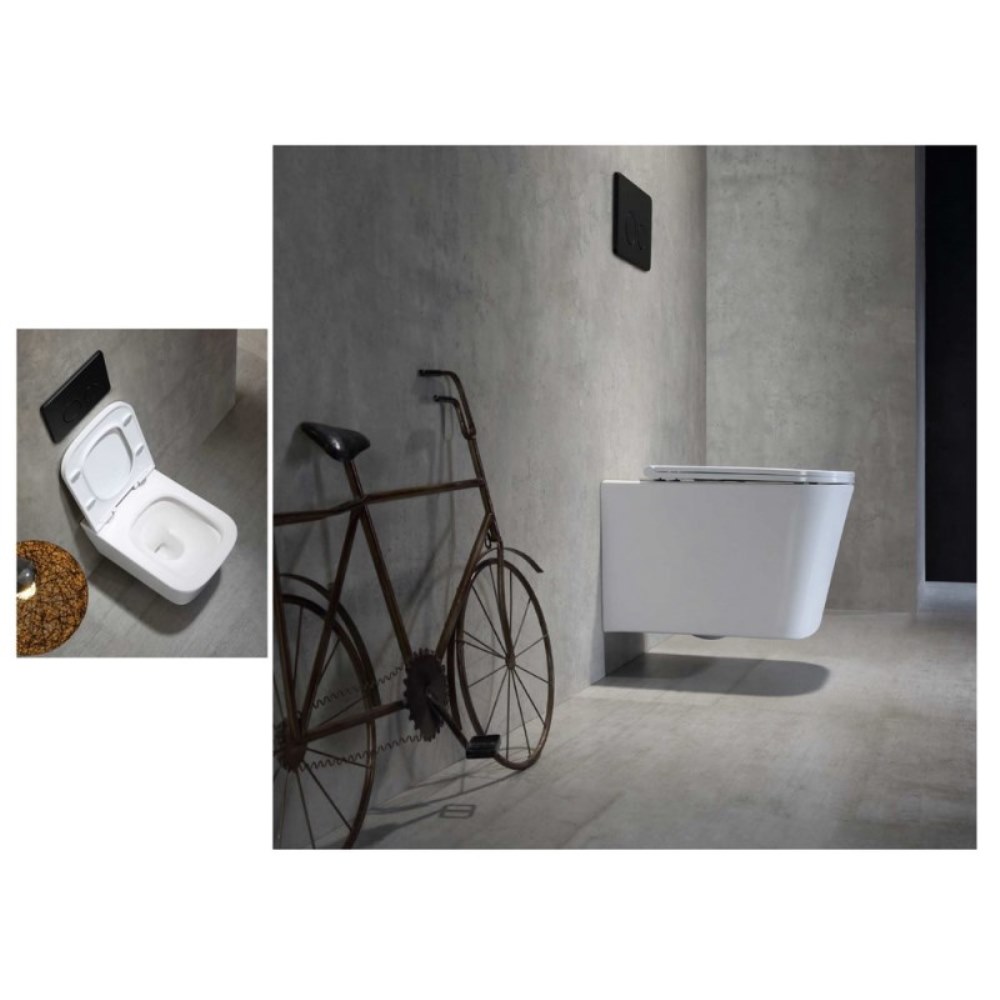 Унитаз подвесной Triton Verso Белый глянцевый Щ0000057972 Унитаз подвесной Triton Verso Белый глянцевый Щ0000057972 — изображение 2