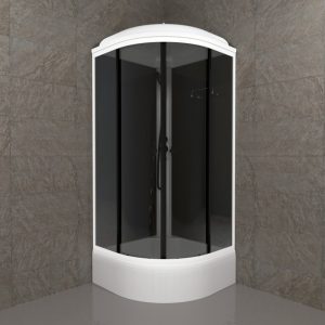 Душевая кабина Triton Грэй-Блэк В 90х90 Белый / Тонированное Щ0000067303